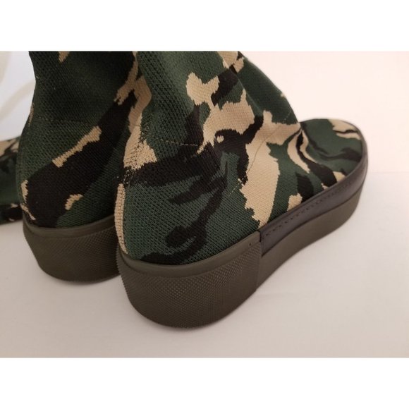 Free People Vic Matie Penrose Camo Over The Knee Sneaker  Free People Vic Matie Penrose Camo Over The Knee Sneaker Boots Size 36